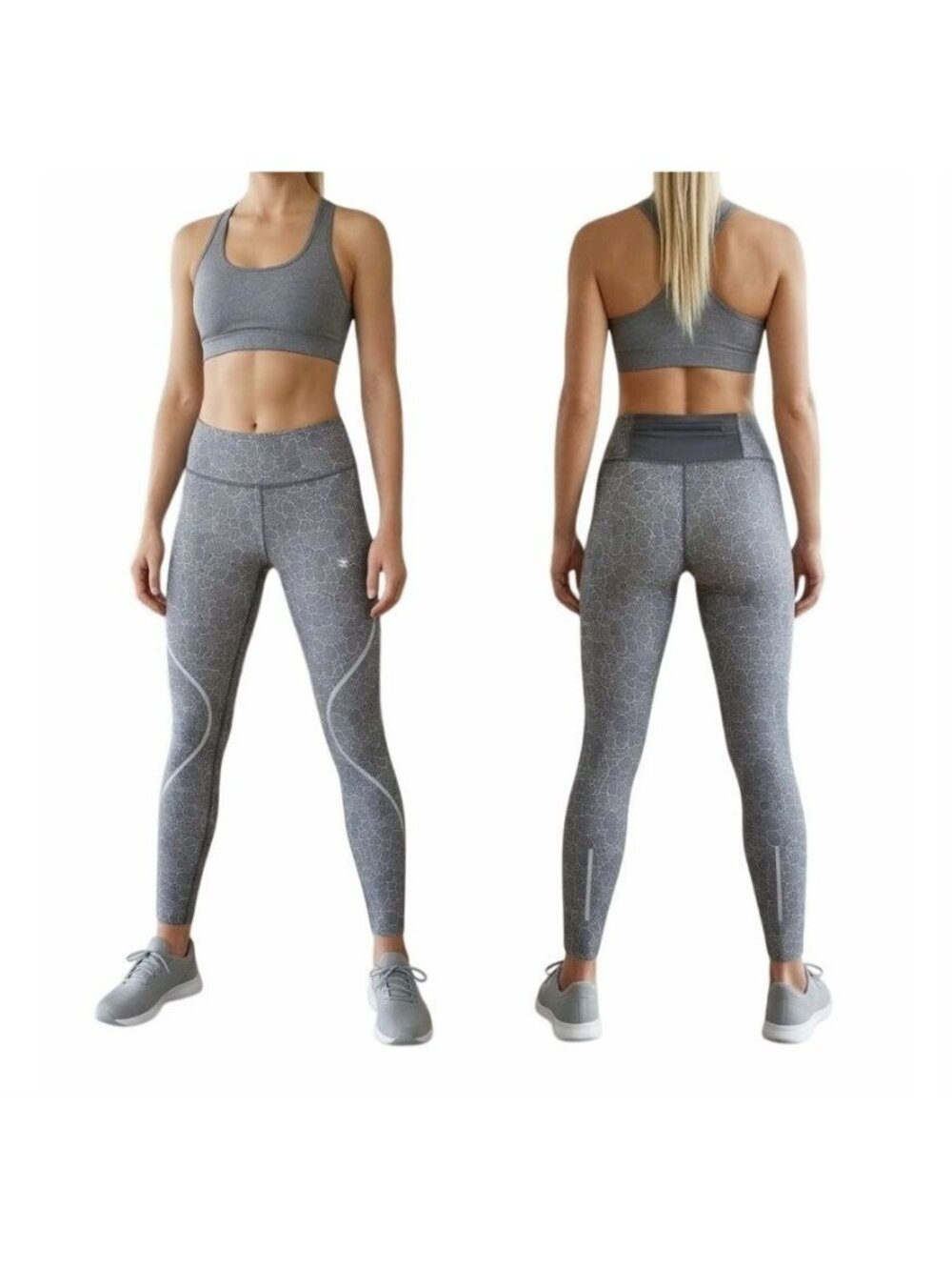⭐Adidas By Stella Mccartney Running Leggings Womens Floral Print Sz M Athletic